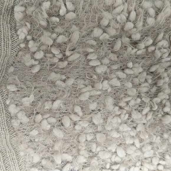 KENSIE Nordstrom Women’s Bobble Knit Faux Shearling Open Draped Vest Size M - Picture 11 of 13